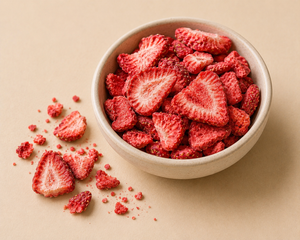 organic
freeze-dried
strawberries