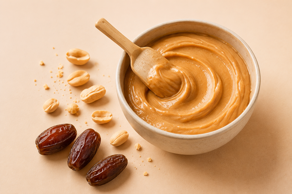organic peanut butter and organic dates used in ntty protein bars