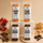 All four ntty refrigerated peanut butter protein bar flavors with their featured ingredients.