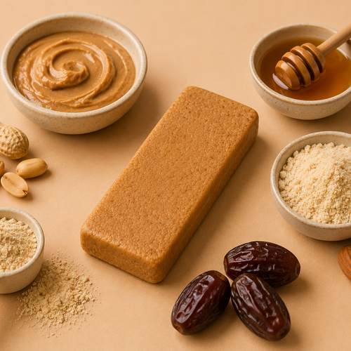 ingredients used to make the ntty peanut butter protein bar